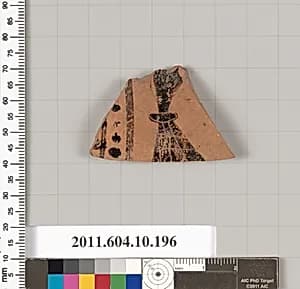 Terracotta fragment from a closed shape by Unknown Artist