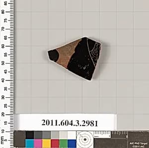Terracotta fragment from a closed shape by Unknown Artist