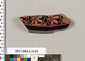Terracotta fragment from a pyxis lid (box) by Unknown Artist