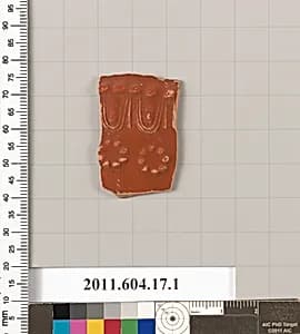 Terracotta fragment of a bowl by Unknown Artist