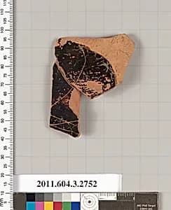 Terracotta fragment of a closed shape by Unknown Artist