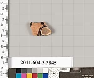 Terracotta fragment of a closed shape by Unknown Artist
