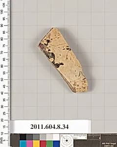 Terracotta fragment of a closed shape by Unknown Artist