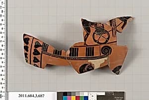 Terracotta fragment of a hydria (water jar) by Unknown Artist