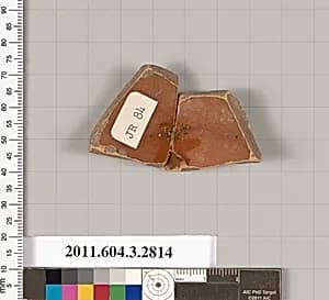 Terracotta fragment of a kylix (cup)? by Unknown Artist