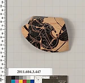 Terracotta fragment of a neck-amphora (jar) by Unknown Artist