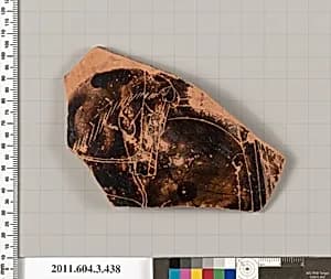 Terracotta fragment of a neck-amphora (jar) by Unknown Artist