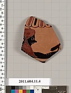 Terracotta fragment of a neck-amphora (jar)? by Unknown Artist