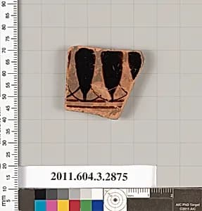 Terracotta fragment of a neck-amphora (jar)? by Unknown Artist