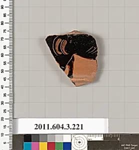 Terracotta fragment of a neck-amphora of Nicosthenic shape (jar) by Unknown Artist