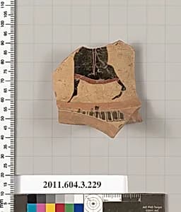 Terracotta fragment of a neck-amphora of Nicosthenic shape (jar) by Unknown Artist