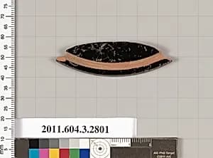 Terracotta fragment of a plate? by Unknown Artist