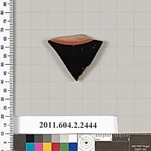 Terracotta fragment of a plate? by Unknown Artist