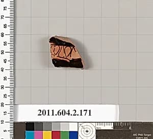 Terracotta fragment of a pot by Unknown Artist