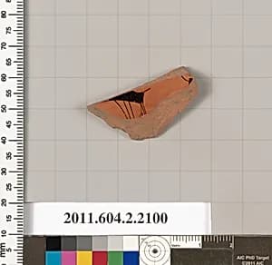 Terracotta fragment of a pot  by Unknown Artist
