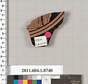 Terracotta fragment of a stemless cup by Unknown Artist