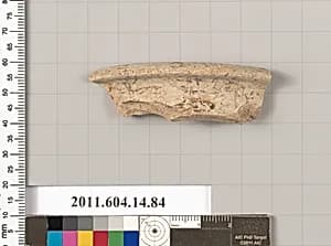 Terracotta fragment of a vase? by Unknown Artist