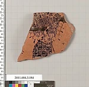 Terracotta fragment of an amphora (jar) by Unknown Artist