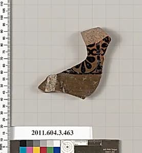 Terracotta fragment of an amphora (jar)? by Unknown Artist
