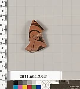 Terracotta fragment of an oinochoe (jug) by Unknown Artist