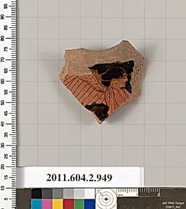 Terracotta fragment of an oinochoe (jug) by Unknown Artist