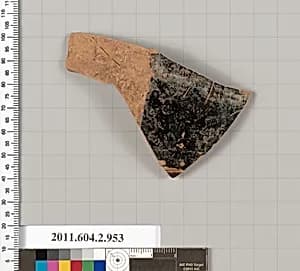 Terracotta fragment of an oinochoe (jug) by Unknown Artist