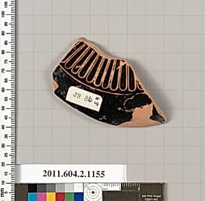 Terracotta fragment of an oinochoe (jug)? by Unknown Artist