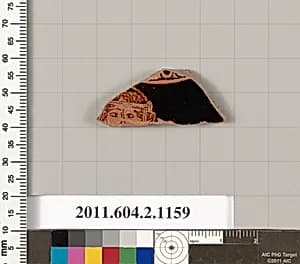 Terracotta fragment of an oinochoe (jug)? by Unknown Artist
