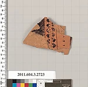 Terracotta fragment of an oinochoe (jug) by Unknown Artist