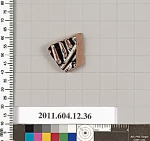 Terracotta fragment of an open shape (deep drinking cup) by Unknown Artist