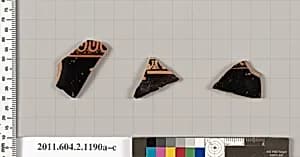 Terracotta fragments from closed shapes by Unknown Artist