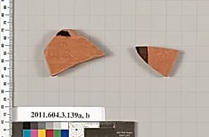 Terracotta fragments from closed shapes by Unknown Artist