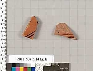 Terracotta fragments from closed shapes by Unknown Artist