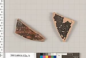 Terracotta fragments of closed shapes by Unknown Artist