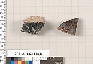 Terracotta fragments of closed shapes by Unknown Artist