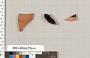 Terracotta fragments of closed shapes? by Unknown Artist