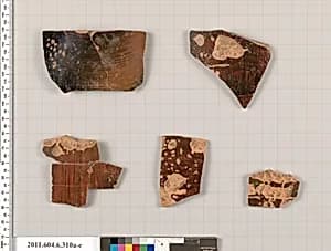 Terracotta fragments of closed shapes  by Unknown Artist