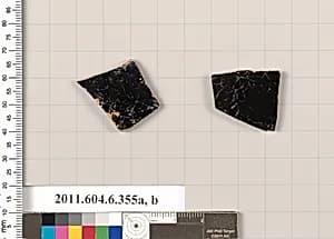 Terracotta fragments of closed shapes by Unknown Artist