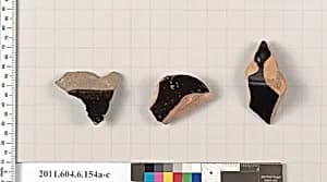 Terracotta fragments of open shapes by Unknown Artist