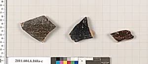 Terracotta fragments of open shapes by Unknown Artist