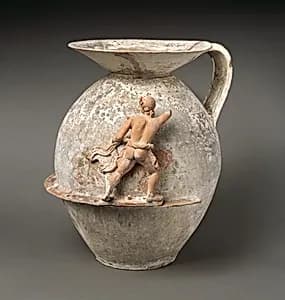 Terracotta funnel-jar by Unknown Artist