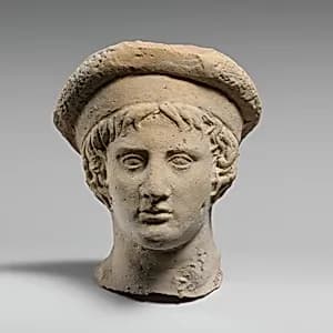 Terracotta head of a youth by Unknown Artist