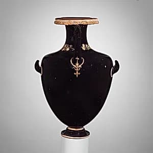 Terracotta hydria (water jar) by Unknown Artist