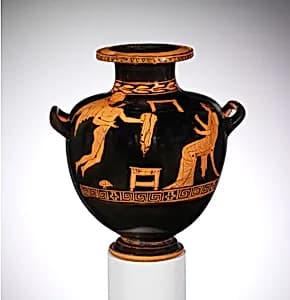 Terracotta hydria (water jar) by Unknown Artist