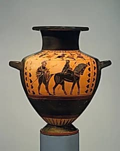 Terracotta hydria (water jar)