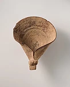Terracotta ladle-saucer or shovel by Unknown Artist