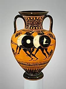 Terracotta neck-amphora (jar) by Unknown Artist