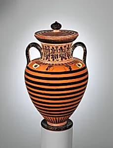Terracotta neck-amphora (jar) by Unknown Artist