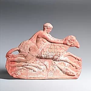 Terracotta plaque by Unknown Artist