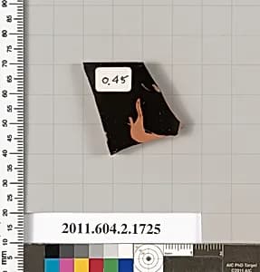 Terracotta rim fragment of a skyphos (deep drinking cup) by Unknown Artist